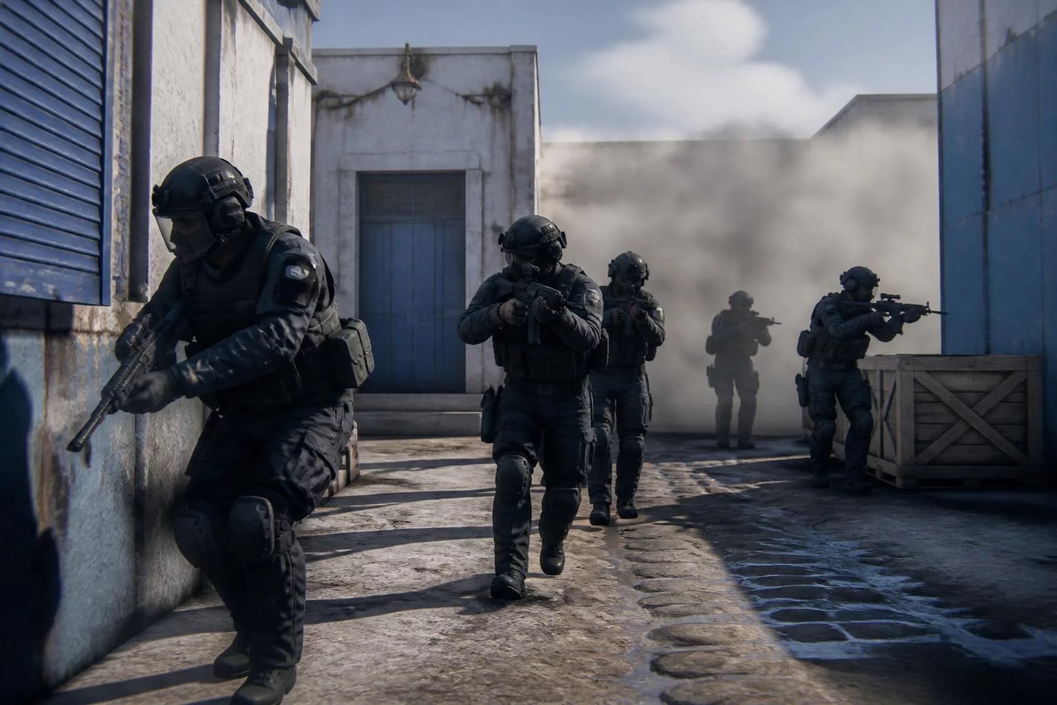 Original Counter-Strike 2 editorial game illustration